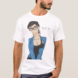 Camiseta Mi favorita Waifu Mia Khalifa Gráfica divertida