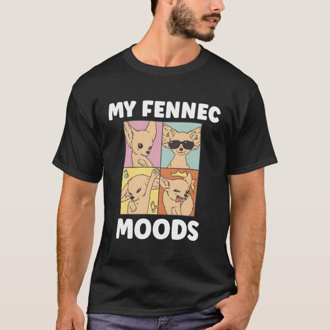 Camiseta Mi Fennec Moods (Anverso)