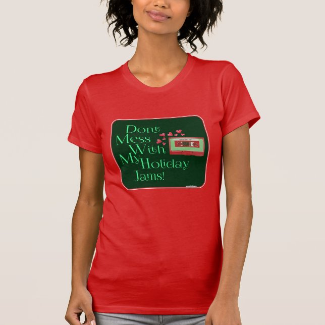 Camiseta Mi festividad ataca el lema Personalizado de los N (Anverso)