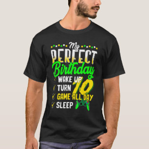 Camiseta Mi Fiesta De Cumpleaños Perfecta Para Jugador De 1