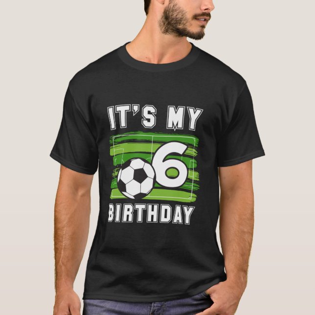 Camiseta Mi Fiesta deportivo de fútbol de 6º B Day (Anverso)