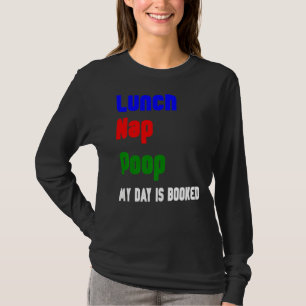 Camiseta Mi Fin De Semana Es La Noche Para Almorzar.