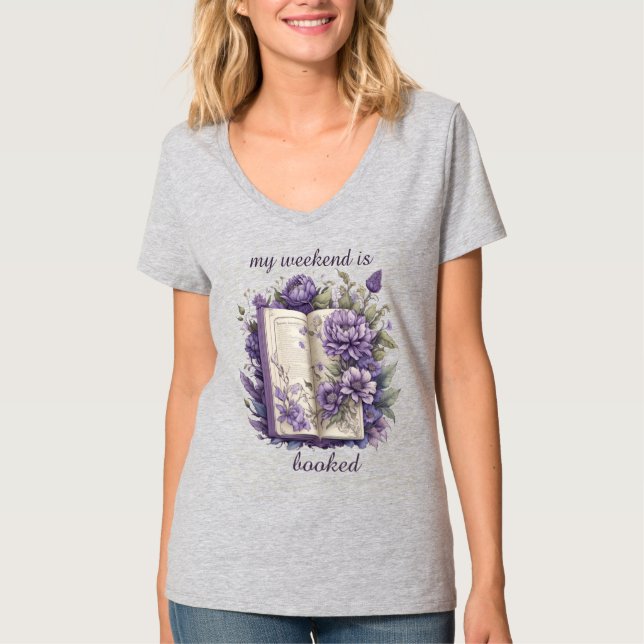 Camiseta Mi fin de semana está reservado (Anverso)