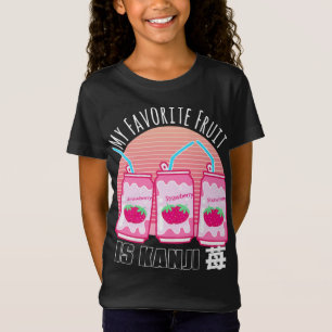 Camiseta Mi fruta favorita es Fresa Soda Aest japonés