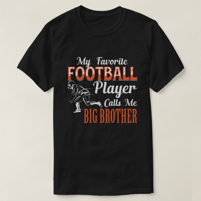 Camiseta Mi fútbol favorito me llama grandes padres hermano (Diseño del anverso)