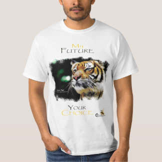 Camiseta Mi futuro tu tigre malayo elegido