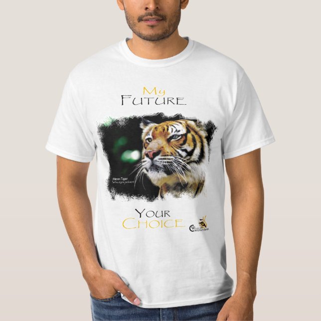 Camiseta Mi futuro tu tigre malayo elegido (Anverso)