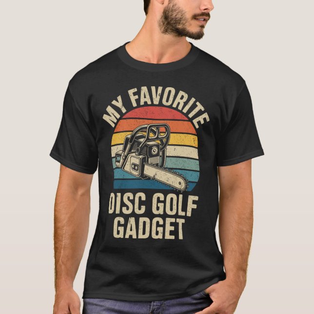 Camiseta Mi gadget favorito de golf de disco Divertido golf (Anverso)
