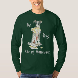 Camiseta Mi galgo italiano comió mi preparación
