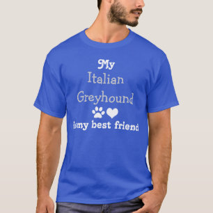 Camiseta Mi galgo italiano es mi mejor amigo