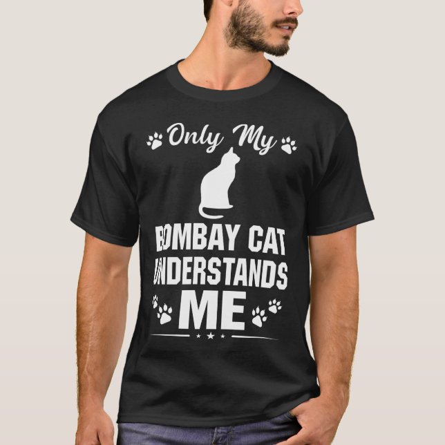 Camiseta Mi gato Bombay me entiende el regalo de amor (Anverso)