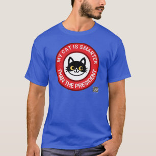 Camiseta Mi Gato De Tuxedo Es Más Inteligente Que El Presid