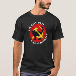 Camiseta Mi Gato Es Comunista Para Gato