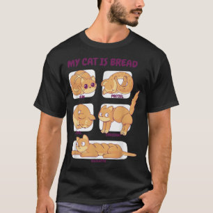 Camiseta Mi Gato Es Divertido De Pan Posos De Gato