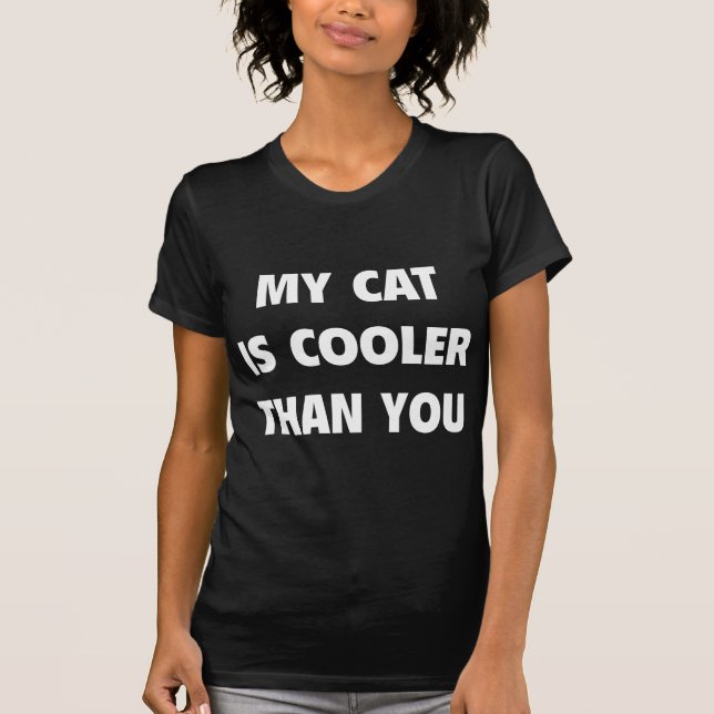 Camiseta Mi Gato Es Más Frío Que Tú (Anverso)