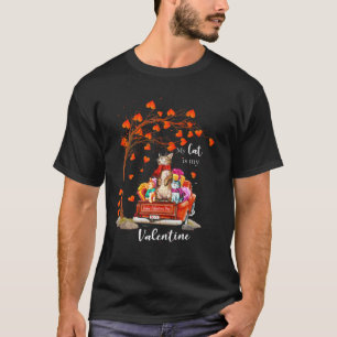Camiseta Mi Gato Es Mi El día de San Valentín De Gatos Dive