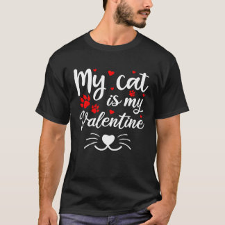 Camiseta Mi gato es mi gatito del día de San Valentín Ropa
