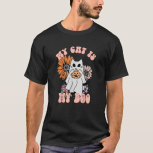 Camiseta Mi Gato Es Mi Gato De Fantasma Floral De Boo Ha