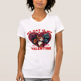 Camiseta Mi gato es mi gato El día de San Valentín de San V
