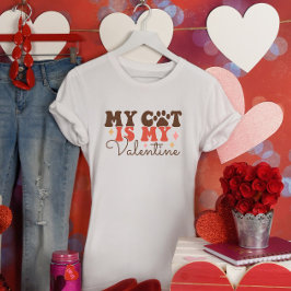 Camiseta Mi gato es mi gracioso de San Valentín