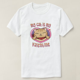 Camiseta Mi gato es mi Naranja de San Valentín Tabby
