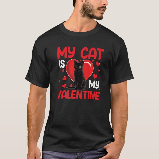 Camiseta Mi Gato Es Mi Propietario De Gato Valenti Paw De V (Anverso)
