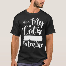 Camiseta Mi gato es mi San Valentín