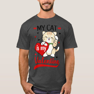 Camiseta Mi Gato Es Mi Valentín 2