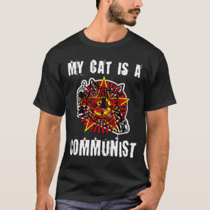 Camiseta Mi Gato Es Un Gato Comunista Rudo Comunista Comuni