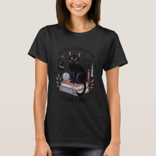 Camiseta Mi gato lanza hechizos Gato mágico divertido para