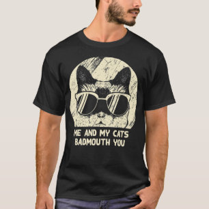 Camiseta Mi Gato Malabar Desagradable Gato Mamá Humor Gato
