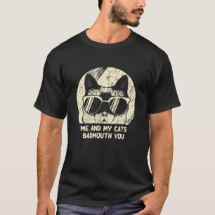Camiseta Mi Gato Malabar Desagradable Gato Mamá Humor Gato
