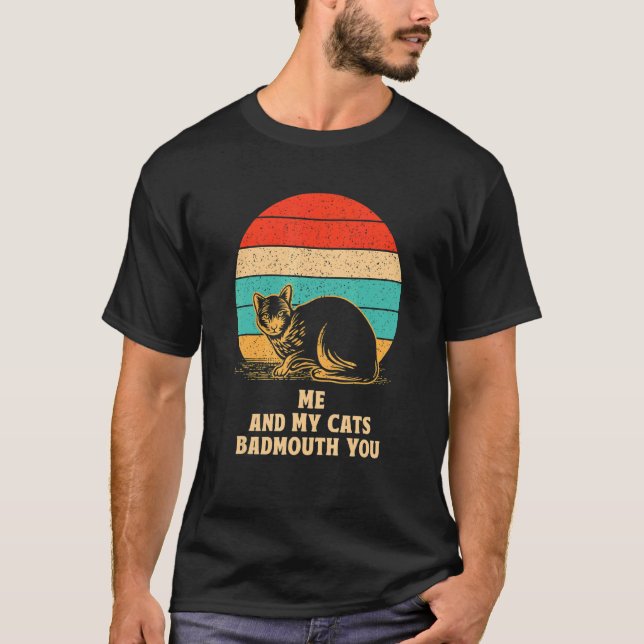 Camiseta Mi Gato Malabar Tu Gato Mamá Humor Gato Papá Amigo (Anverso)