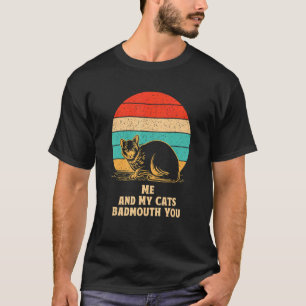 Camiseta Mi Gato Malabar Tu Gato Mamá Humor Gato Papá Amigo