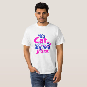 Camiseta Mi gato mi mejor amigo