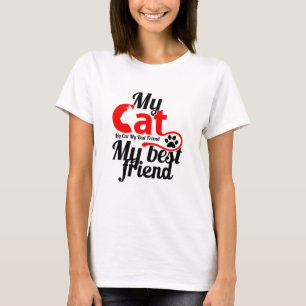 Camiseta mi gato mi mejor amigo