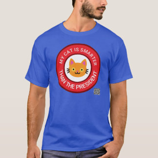 Camiseta Mi Gato Naranja Es Más Inteligente Que El Presiden