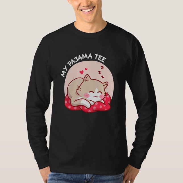 Camiseta Mi gato Pajama Tee (Anverso)
