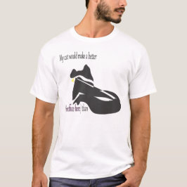 Camiseta Mi gato para el cargo público
