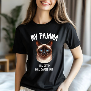 Camiseta Mi gato siamés de Pajama