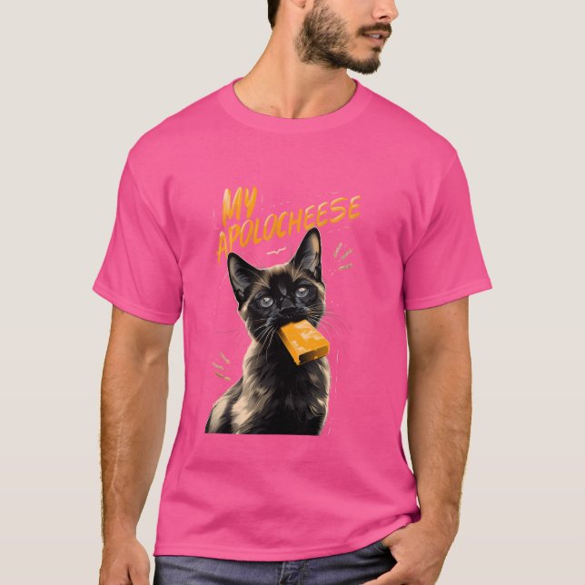 Camiseta Mi gato siamés de panecito con queso de pun Kitten (Anverso)