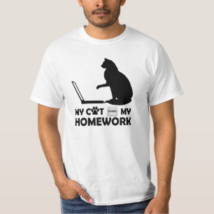 Camiseta Mi gato suprimió mi preparación