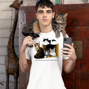 Camiseta Mi gato tiene gatos