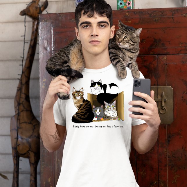 Camiseta Mi gato tiene gatos (Subido por el creador)