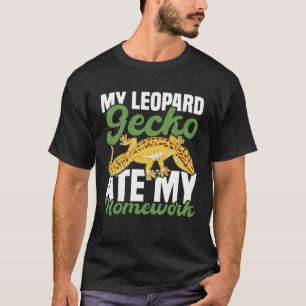 Camiseta Mi Gecko leopardo se comió mi lagartija