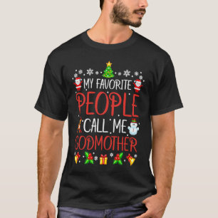 Camiseta Mi gente favorita me llama "abuela", cristiana fea