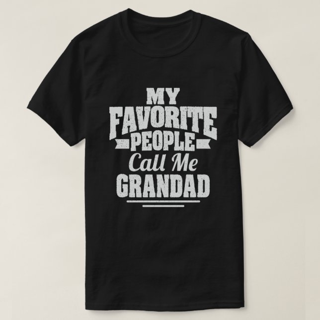 Camiseta Mi gente favorita me llama abuela - regalo gracios (Diseño del anverso)