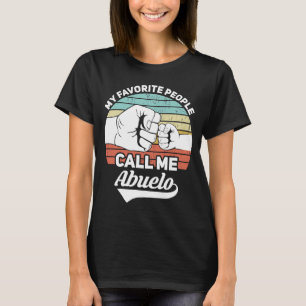 Camiseta Mi gente favorita me llama Abuelo Mexicano