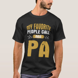 Camiseta Mi Gente Favorita Me Llama Abuelo Orgulloso De Pa