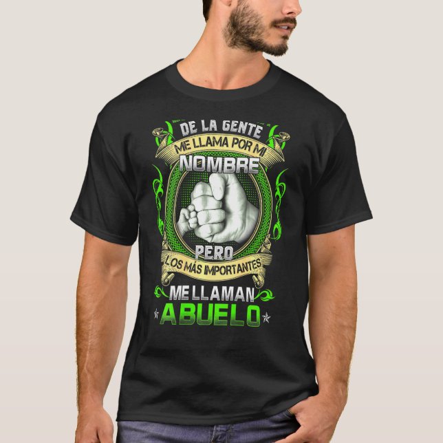 Camiseta Mi gente favorita me llama Abuelo Regalo para el a (Anverso)